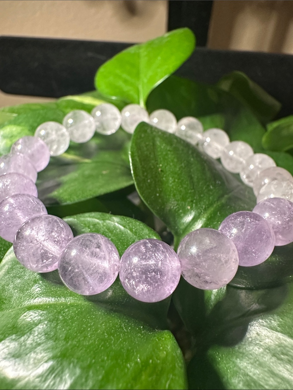 B40 Purple Ombre Crystal Quartz